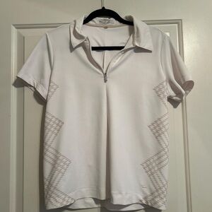 Nike Women's White Button Down Shirt